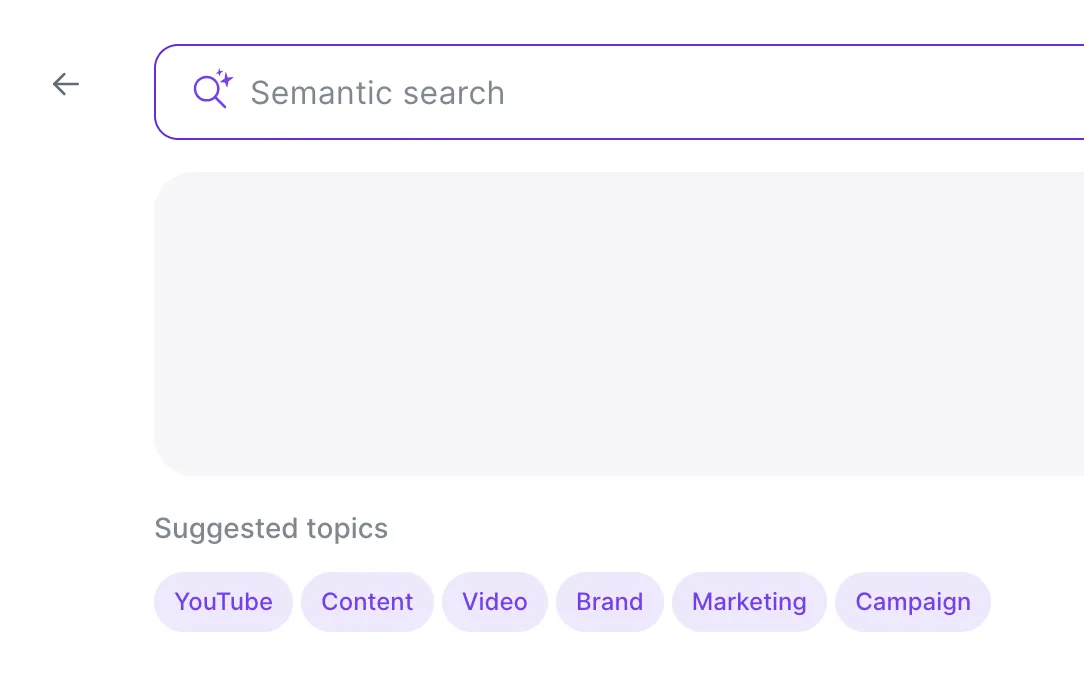 Wordtune suggests semantic search topics based on your uploaded content.