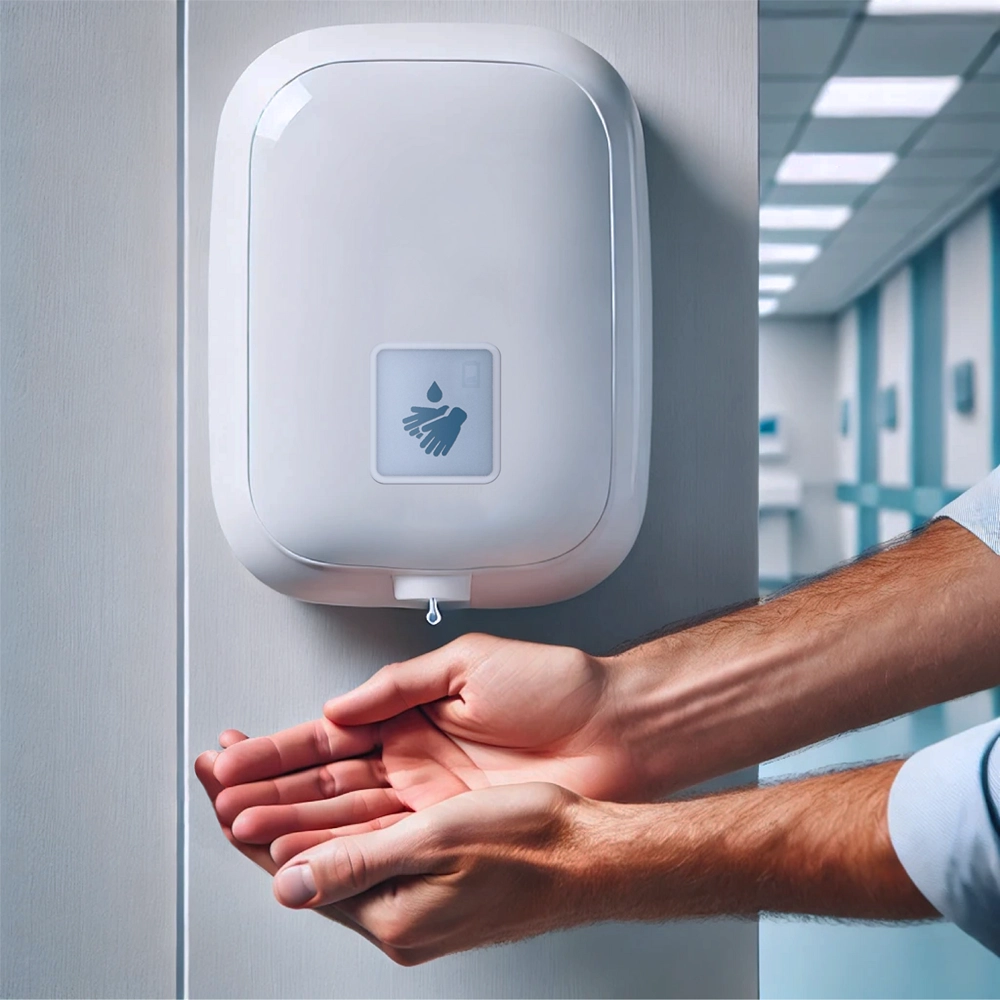 Ynvisible’s ultra-low-power e-paper displays bring smart intelligence to hygiene dispensers in healthcare and public spaces. 