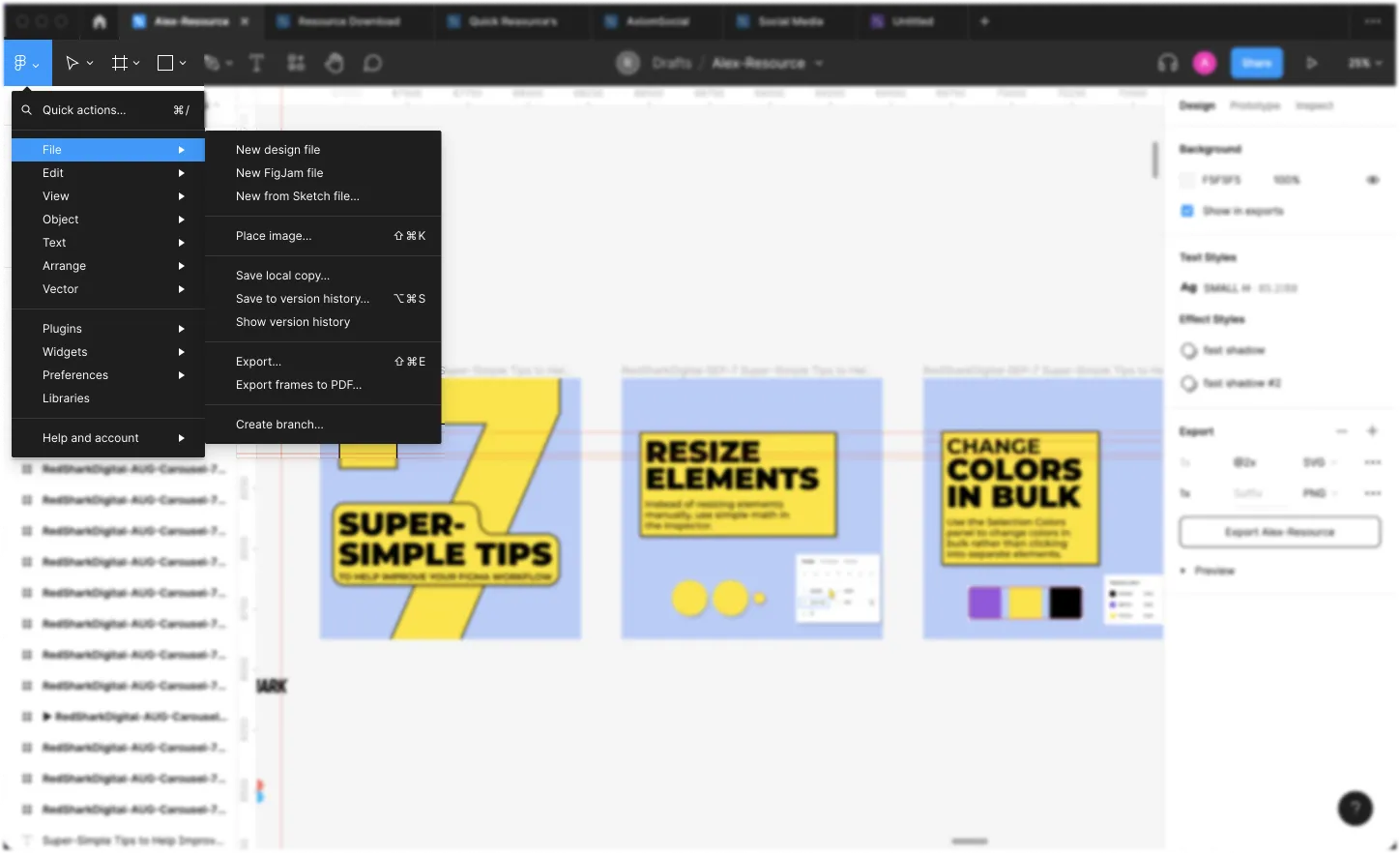 Red Shark Digital | Figma Export Step One