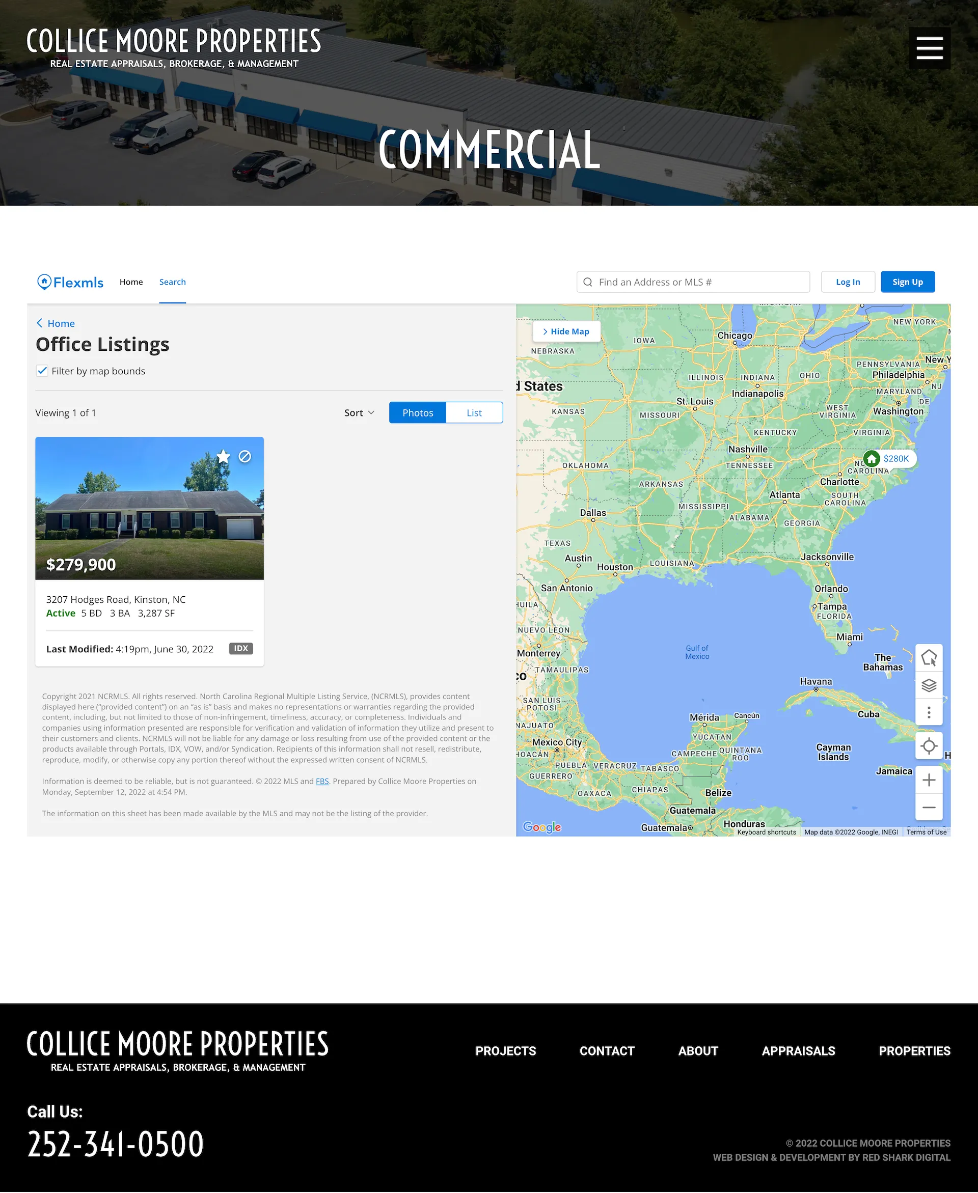 Real Estate Webflow Website | Red Shark Digital