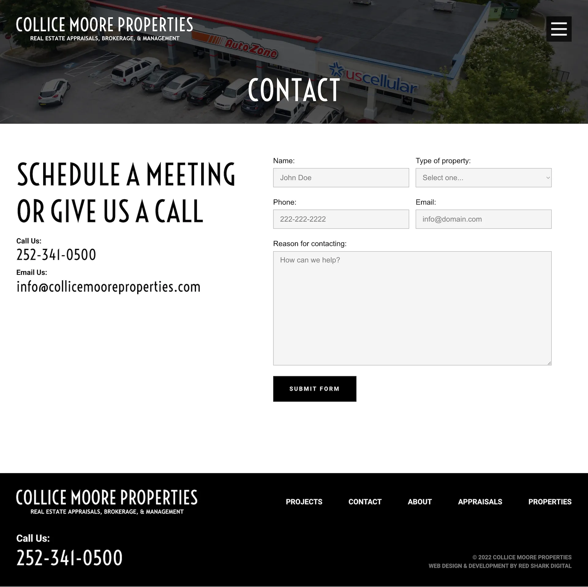 Real Estate Webflow Website | Red Shark Digital