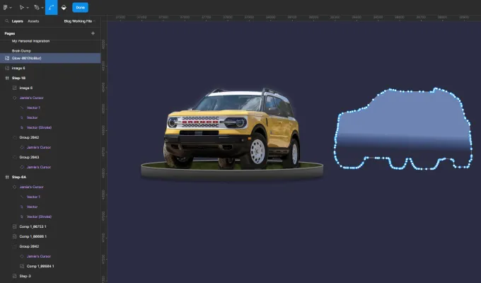 Red Shark Digital | How to Mask in Figma with Soft Glow: Step Two