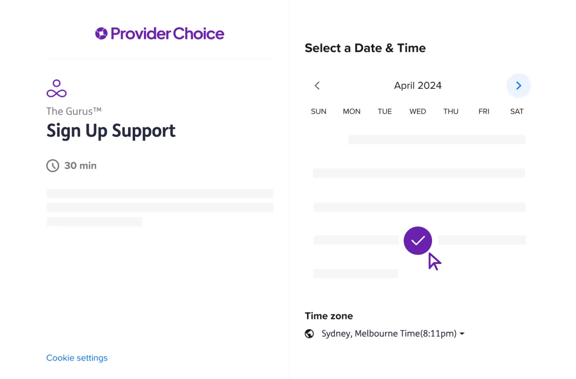 A screen shot of a sign up form.