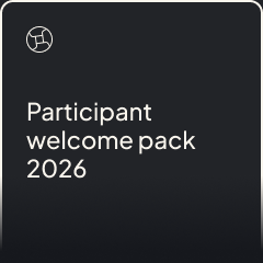 Participant welcome pack