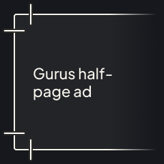 Half-page ad - Gurus