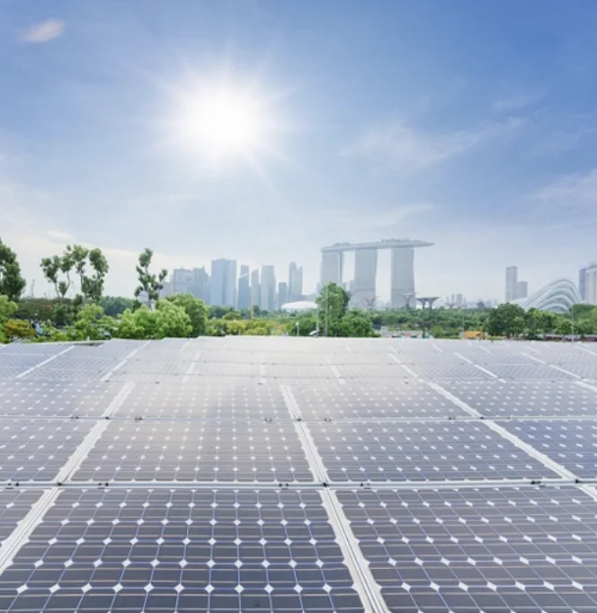 Supplied solar-panel provision illustration