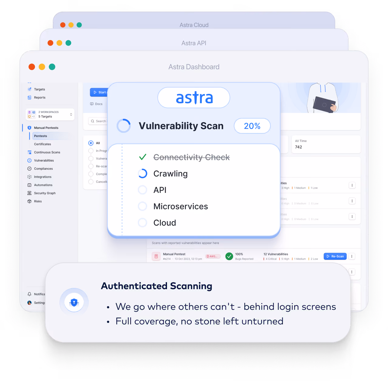 Astra's Pentest Clear steps to patch issues and collaborate seamlessly