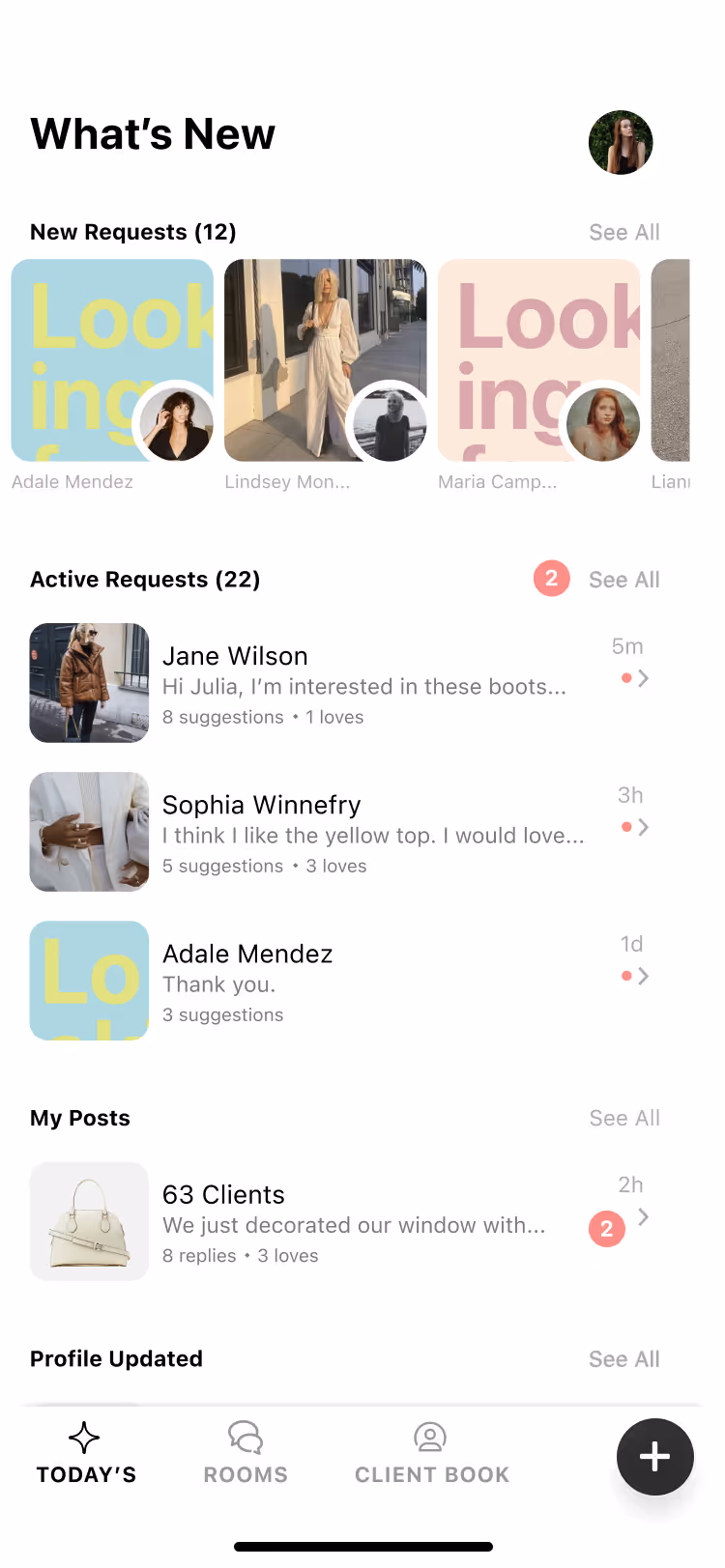 The powerful clienteling dashboard