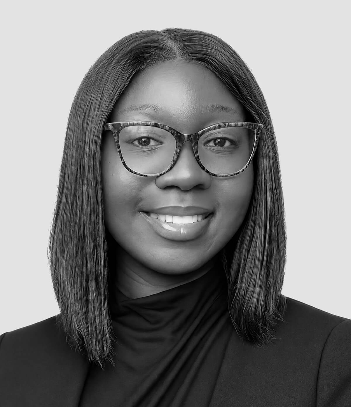 Black and white headshot of Anita Osasona