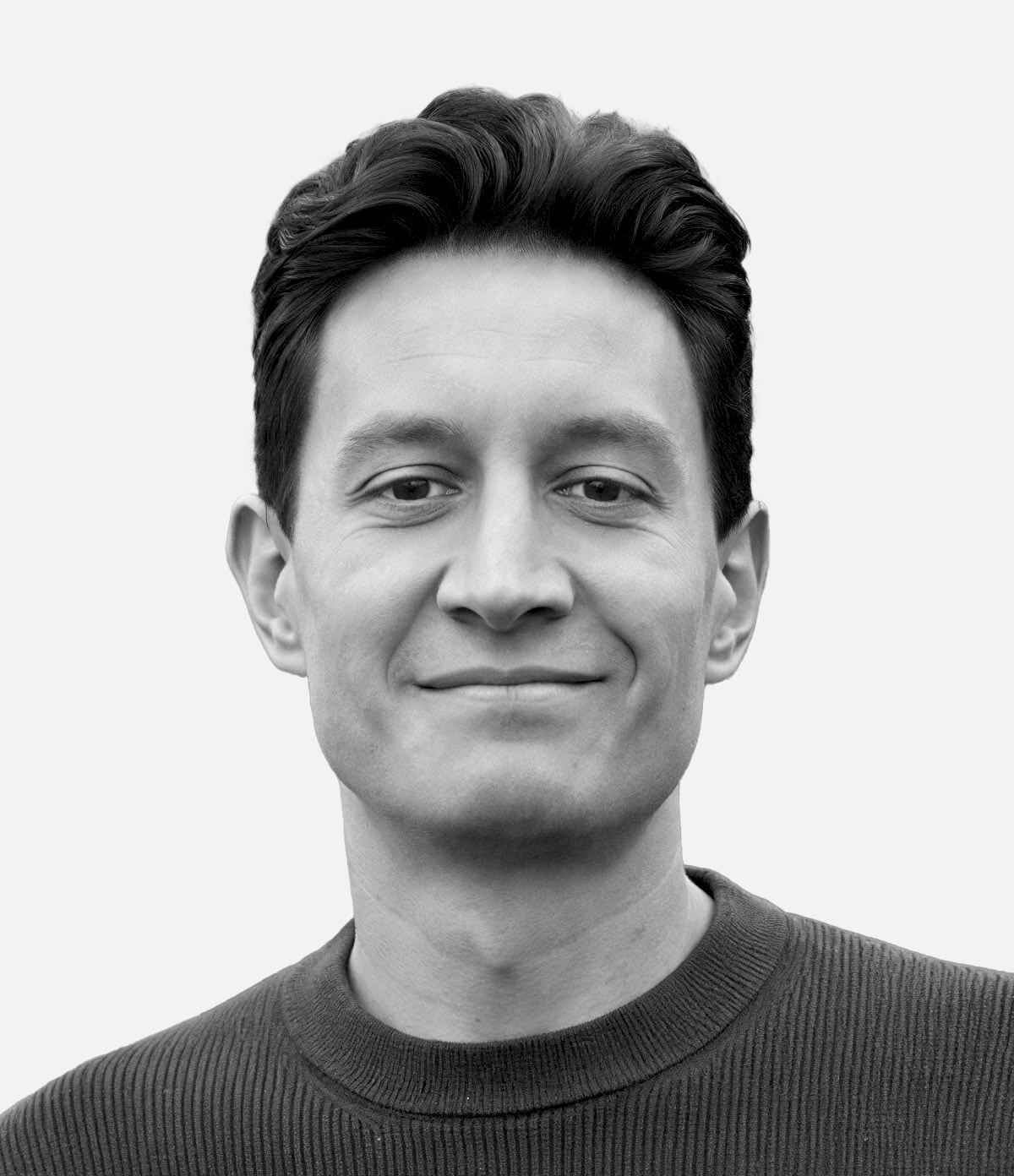 Black and white headshot of Cristhian Pulido