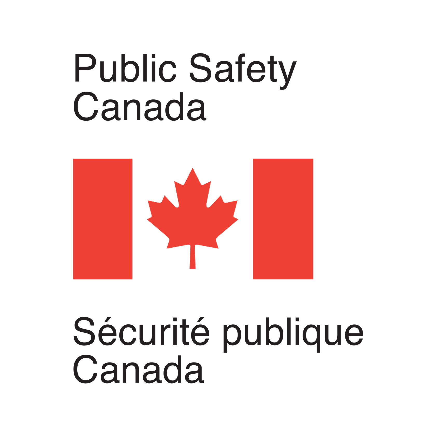 Public Safety Canada text above a Canadian flag