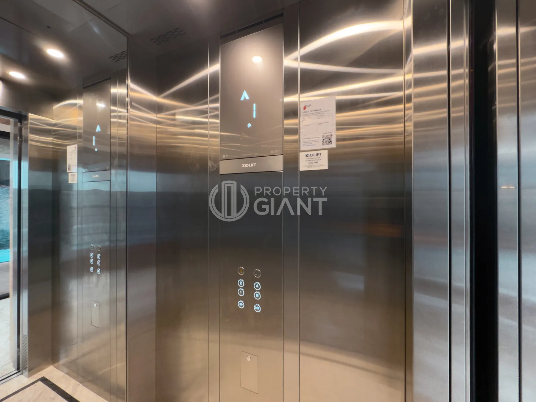 Home Lift Interior