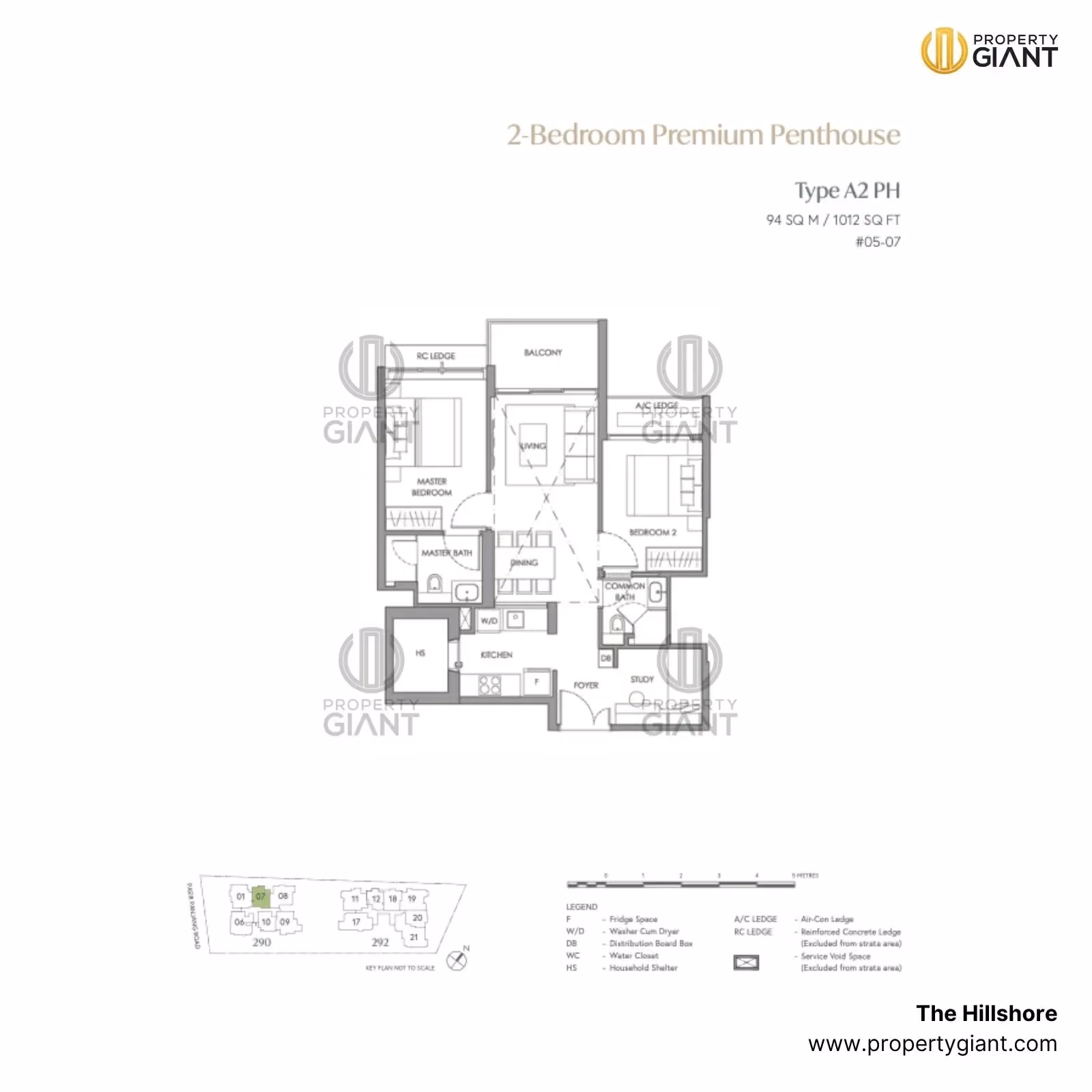 2 bedroom premium penthouse