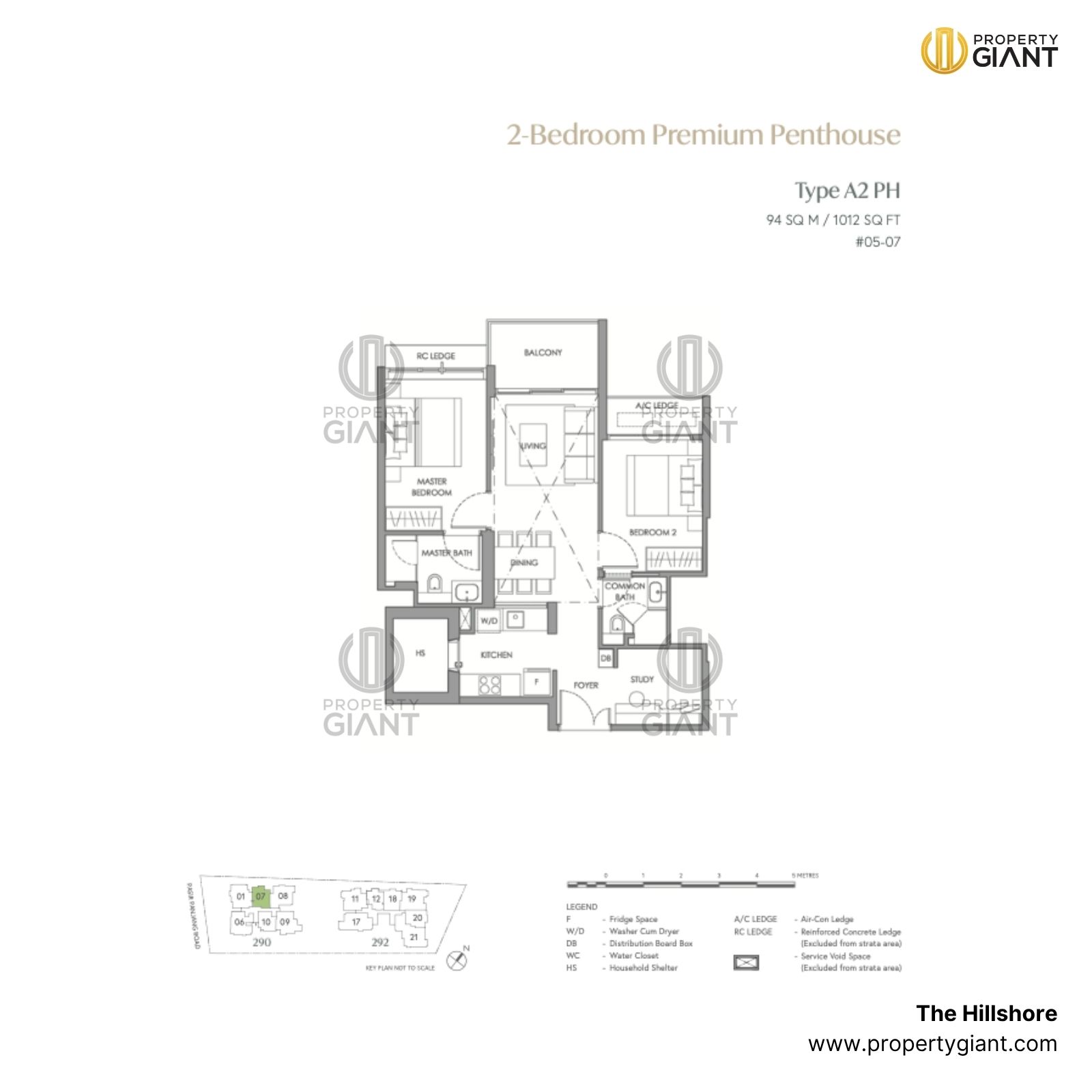 2 bedroom premium penthouse