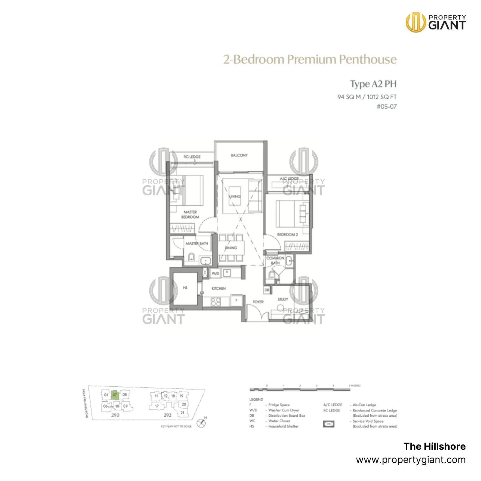 2 bedroom premium penthouse