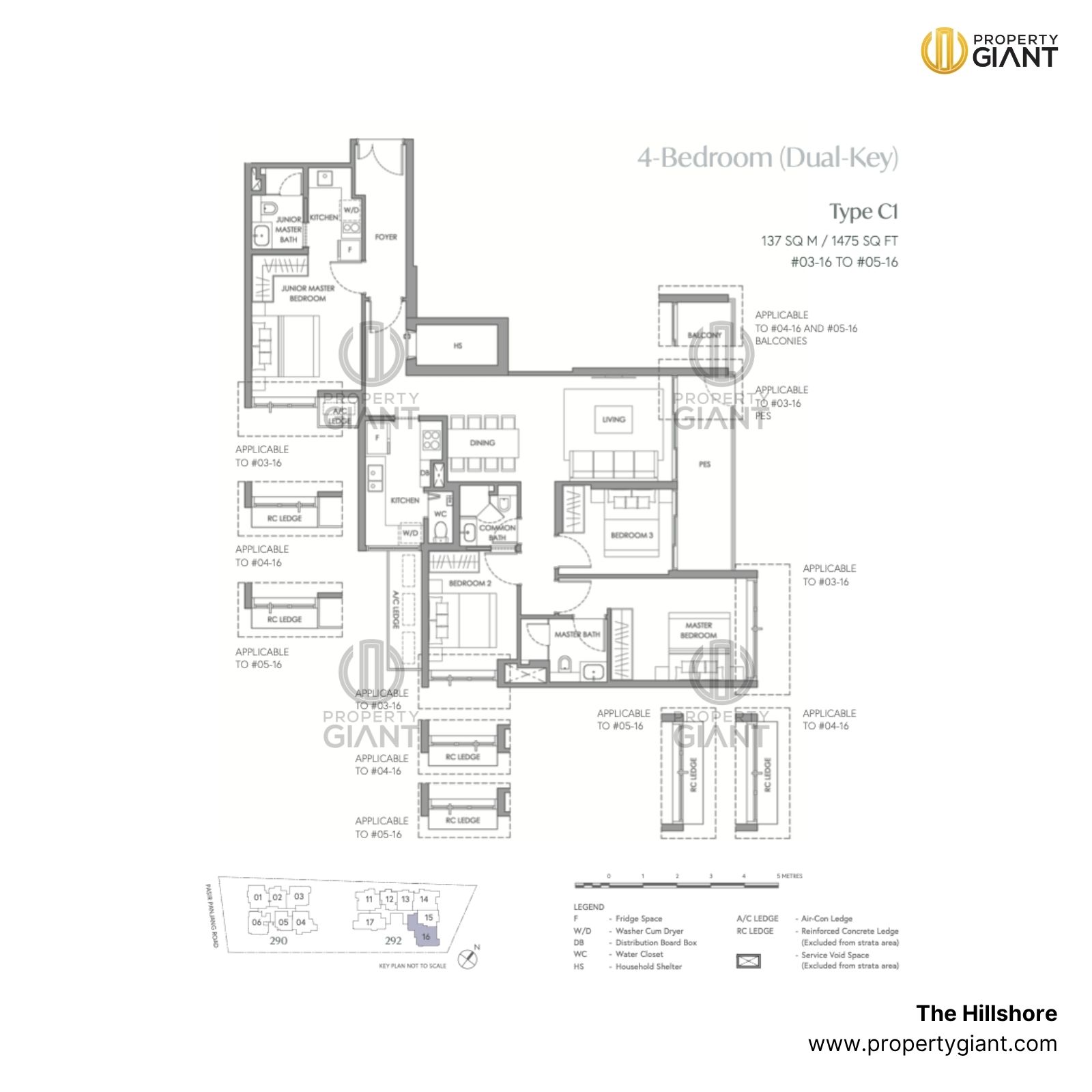  4 bedroom dual key