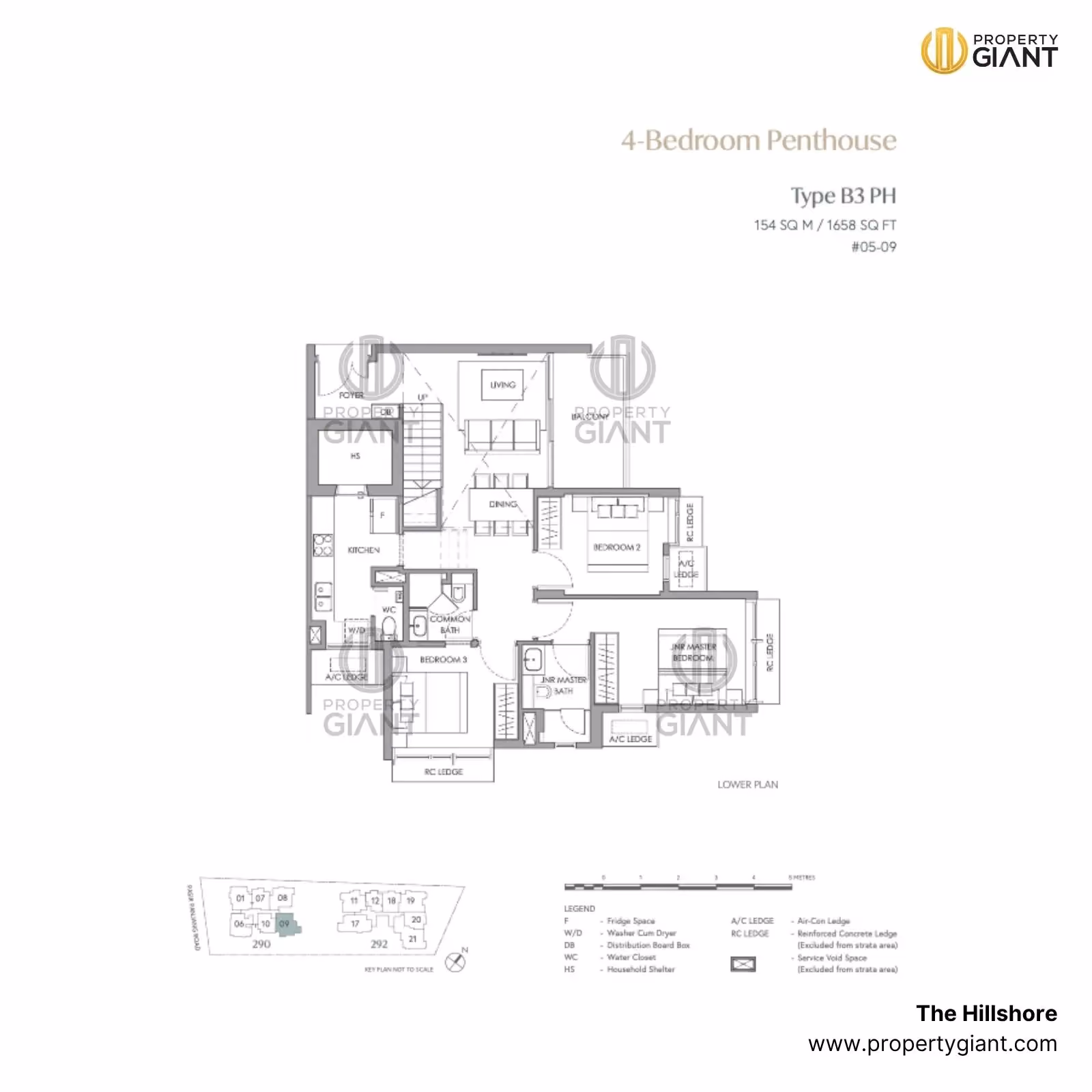 4 bedroom penthouse