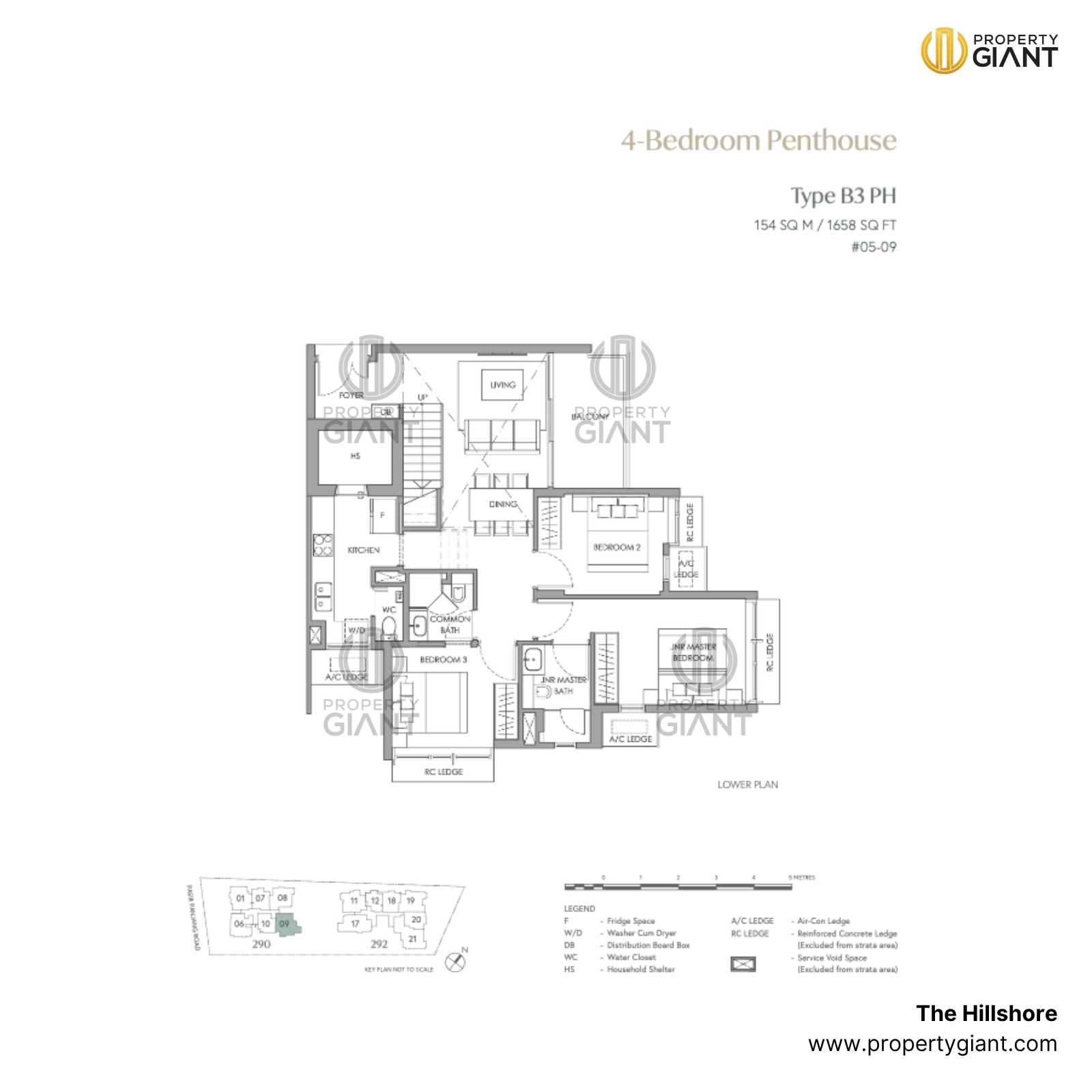 4 bedroom penthouse