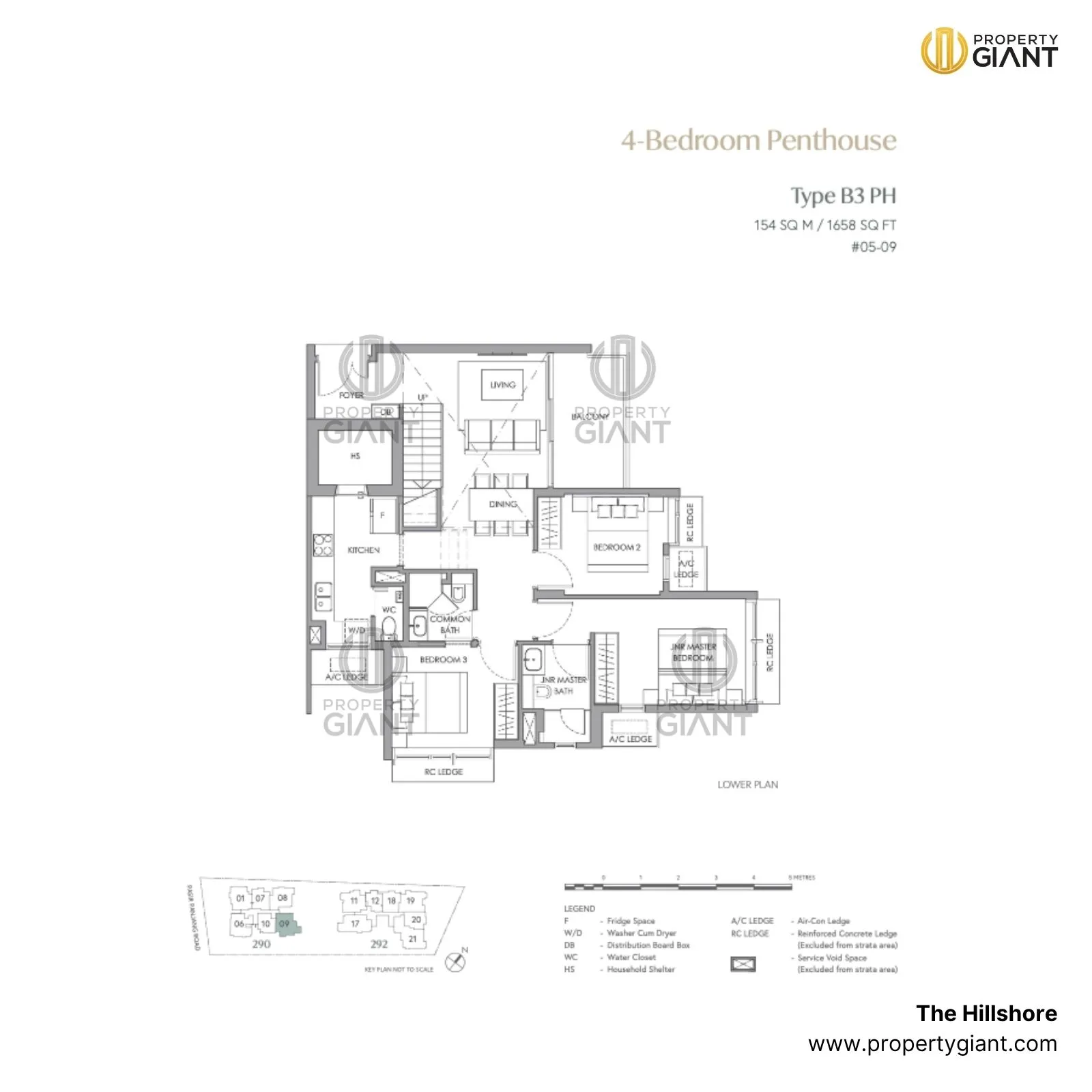 4 bedroom penthouse