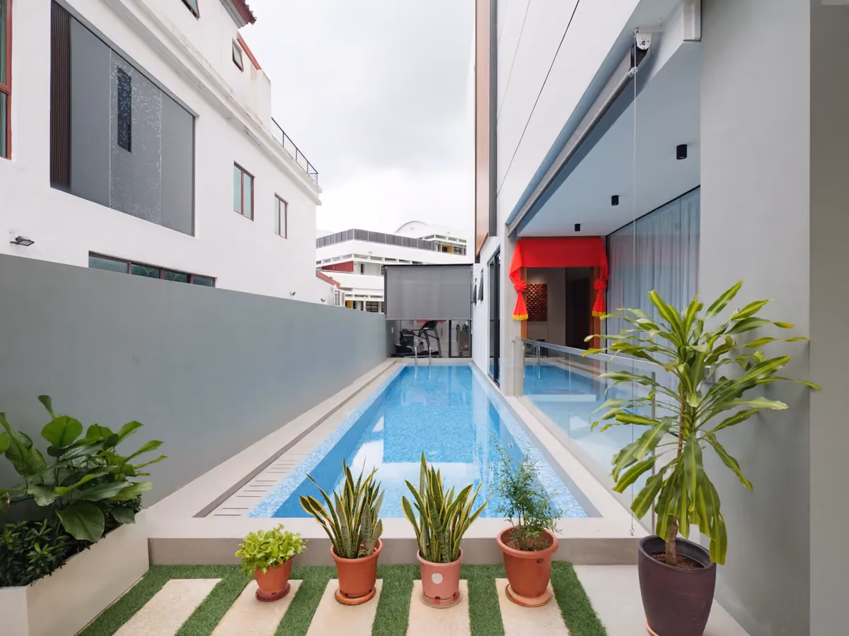 Resort-style living with a private swimming pool in the heart of Kembangan.