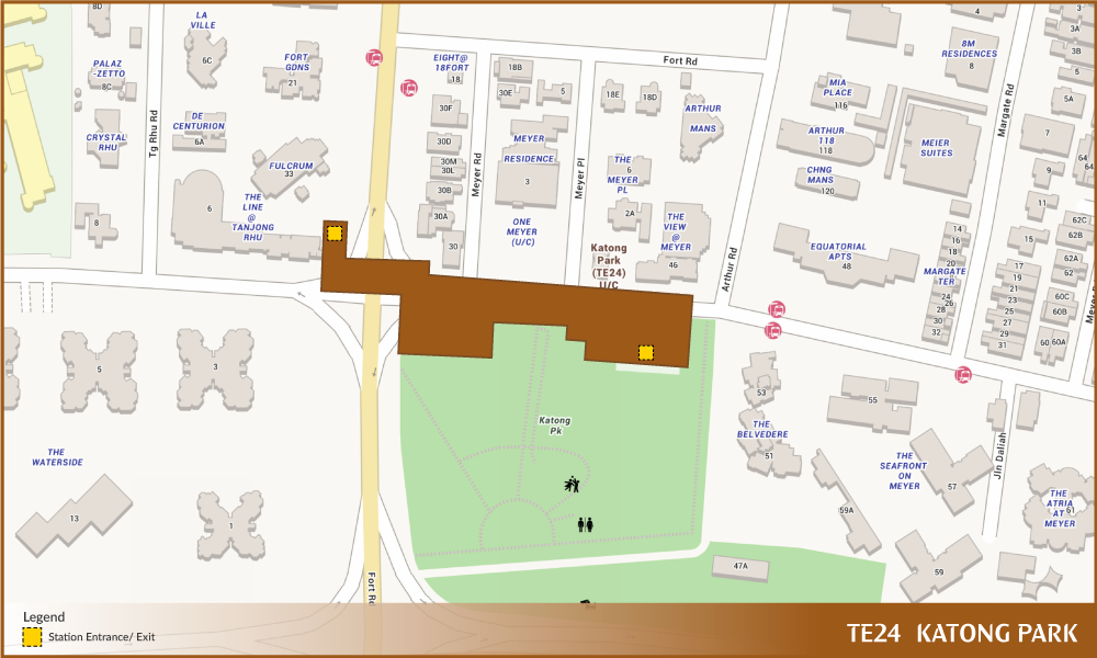 Katong Park TEL Station Diagram