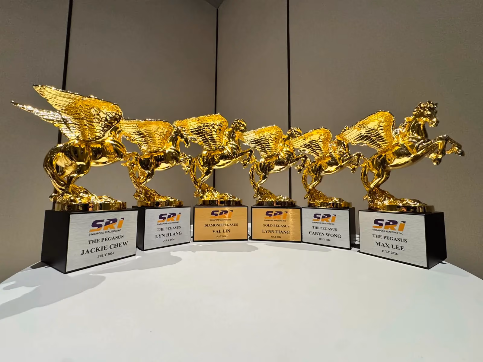 PropertyGiant Diamond Pegasus, Gold Pegasus and Pegasus Awards for the month of July 2026