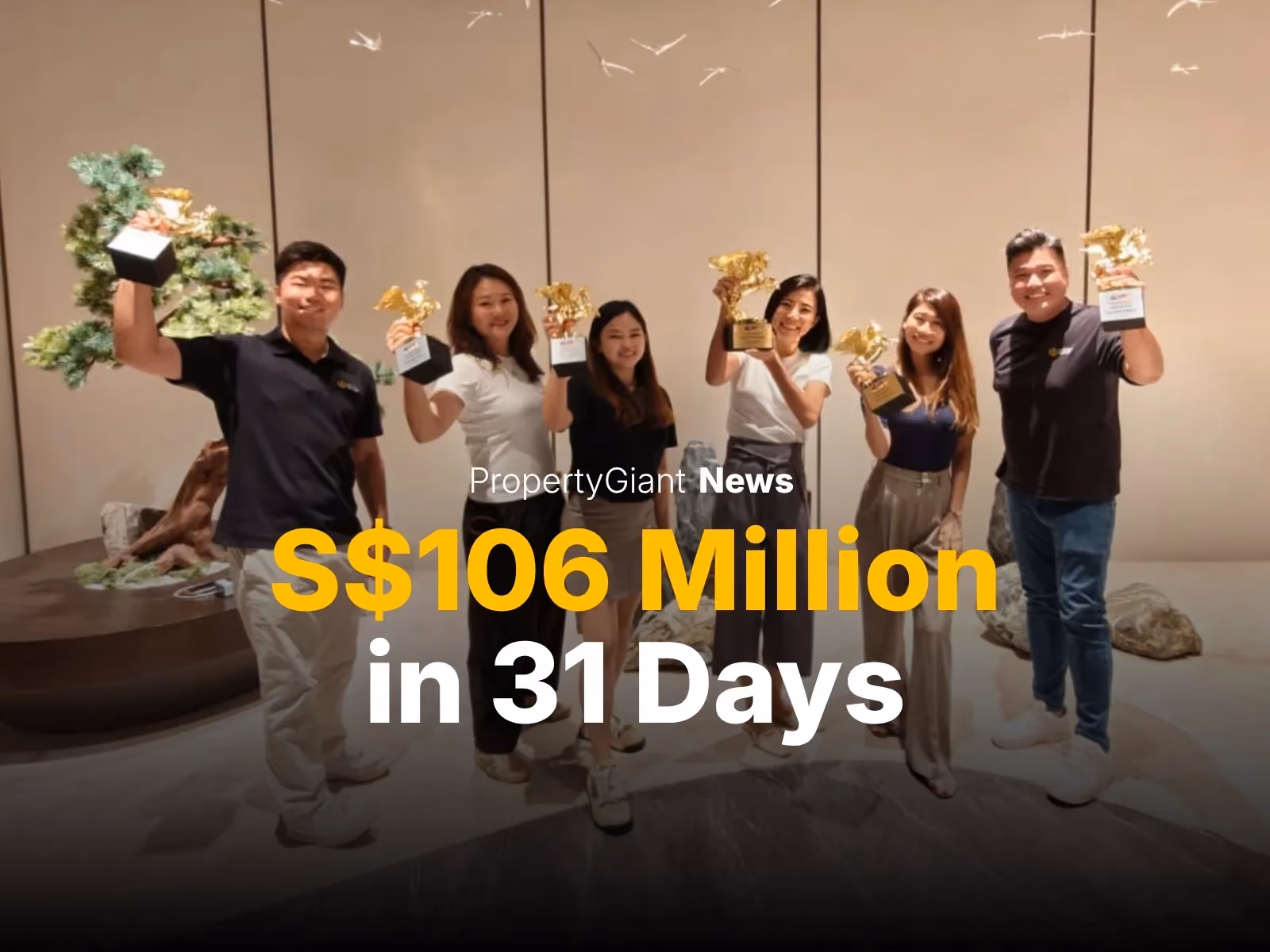 PropertyGiant Transacted $106 Million of Singapore Property in 31 Days