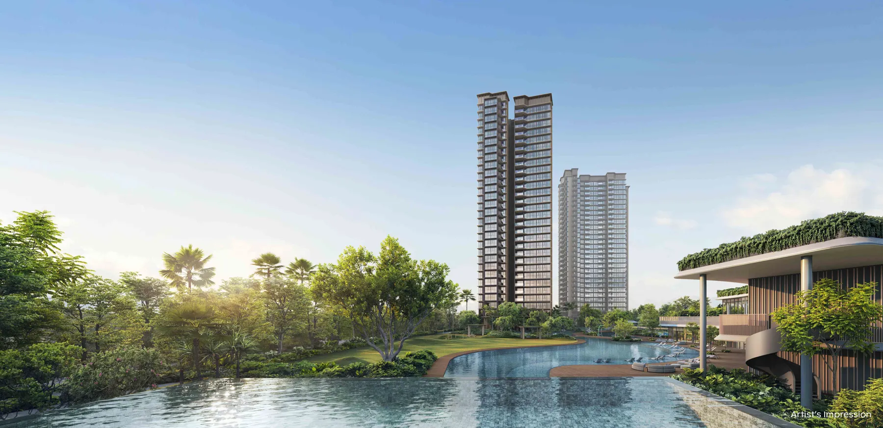 thomson reserve infinity lap pool 50m