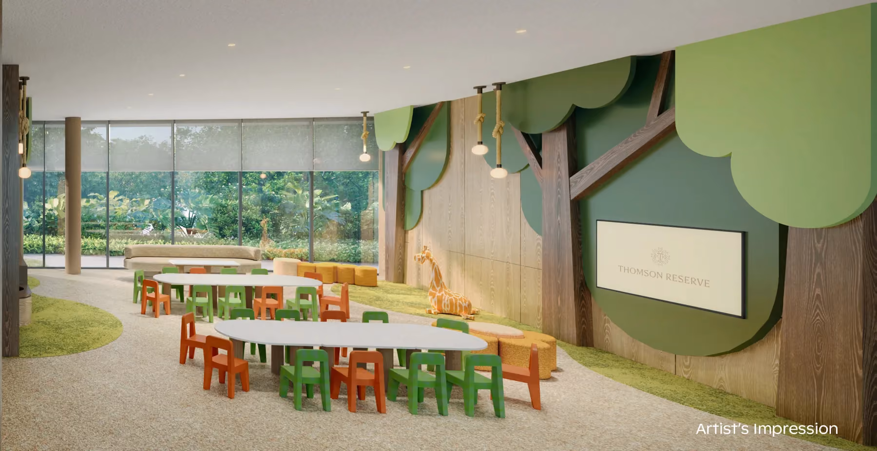 thomson reserve little canopy room kids function room