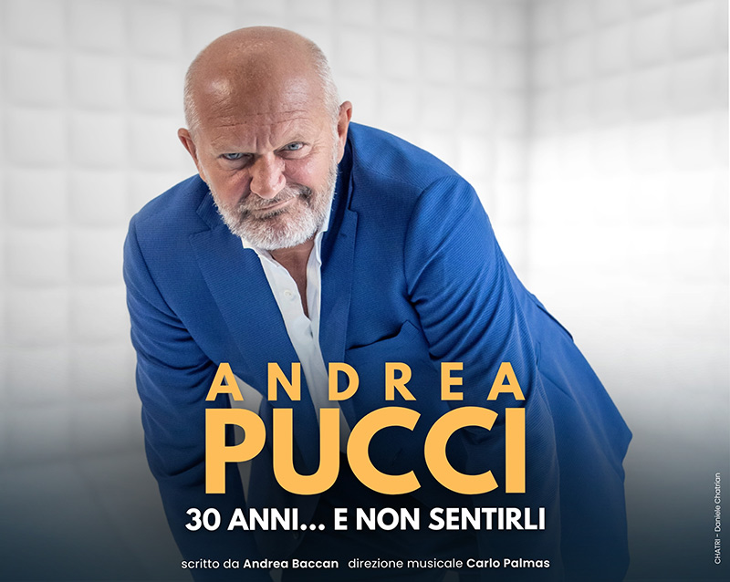 Andrea Pucci porta in Svizzera “30 anni… e non sentirli”