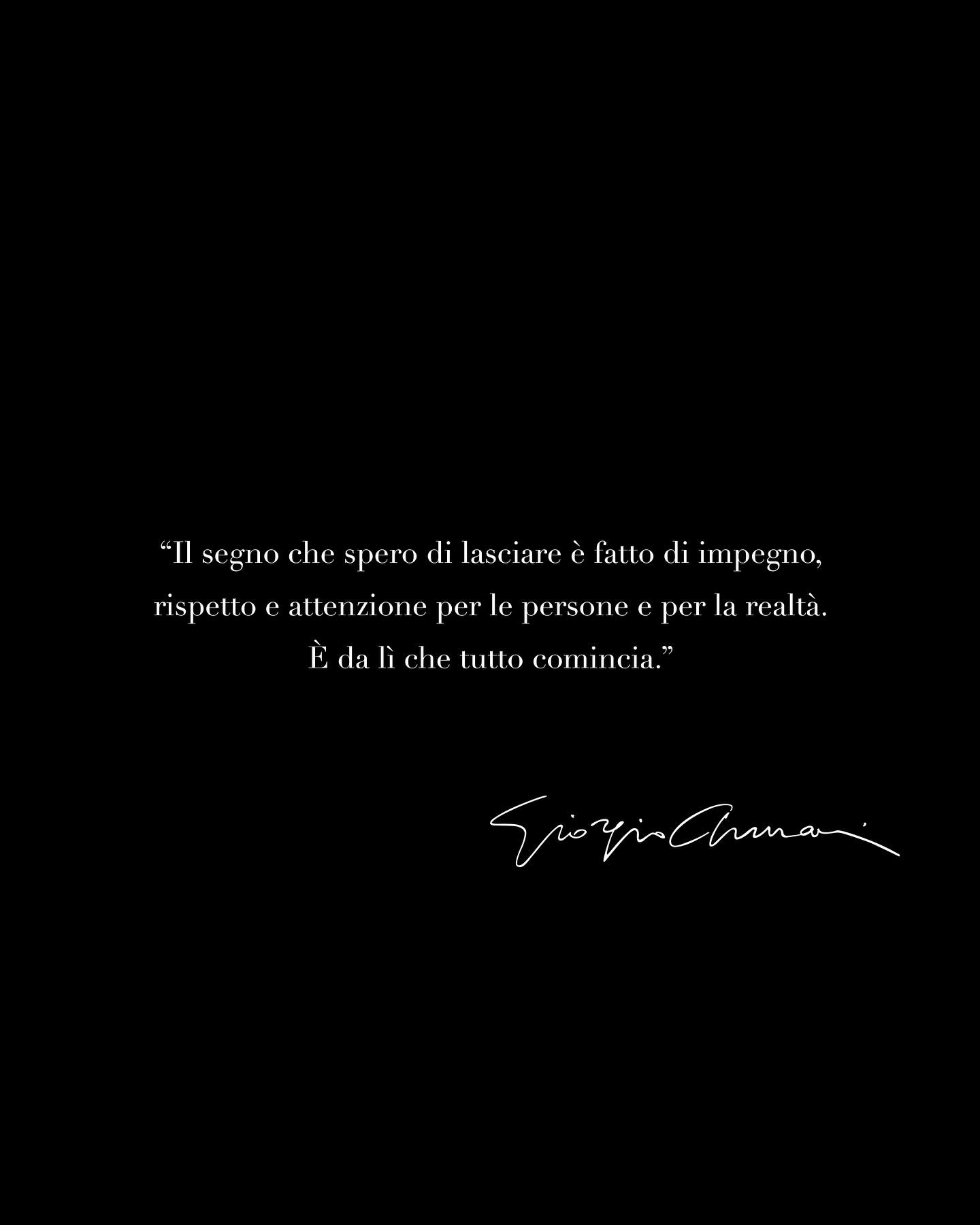 Addio a Giorgio Armani: il genio che ha vestito il mondo