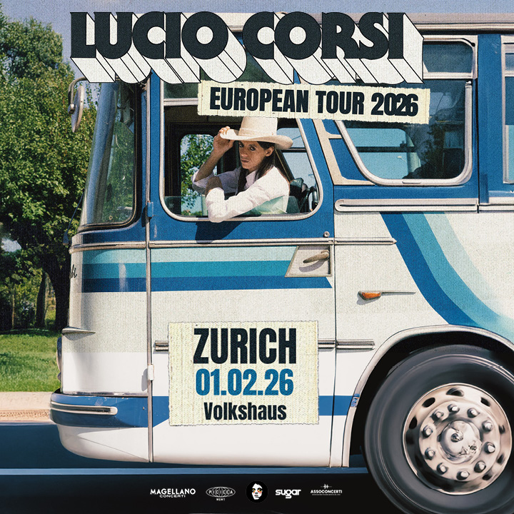 Lucio Corsi porta il suo “Tour Europeo 2026” a Lugano e Zurigo