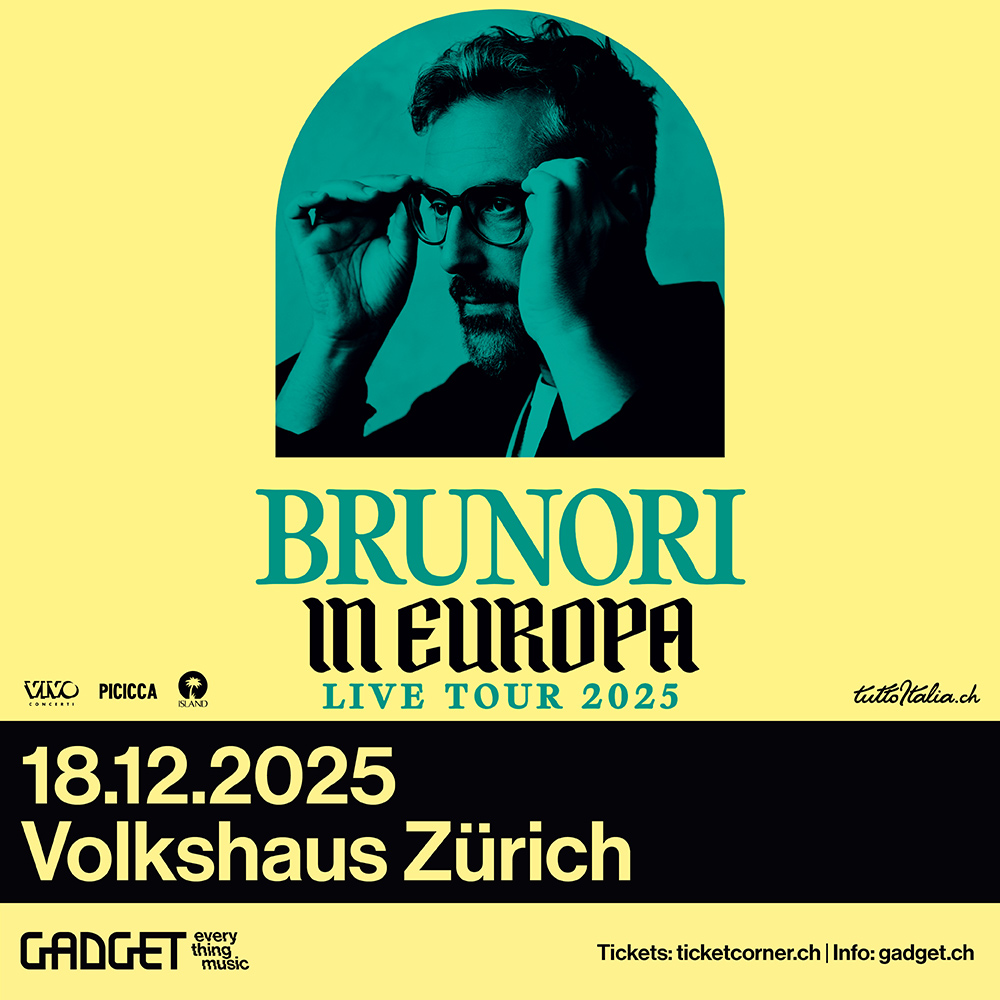 Brunori Sas 18.12.2025 Zurigo Volkshaus Tuttoitalia media partner