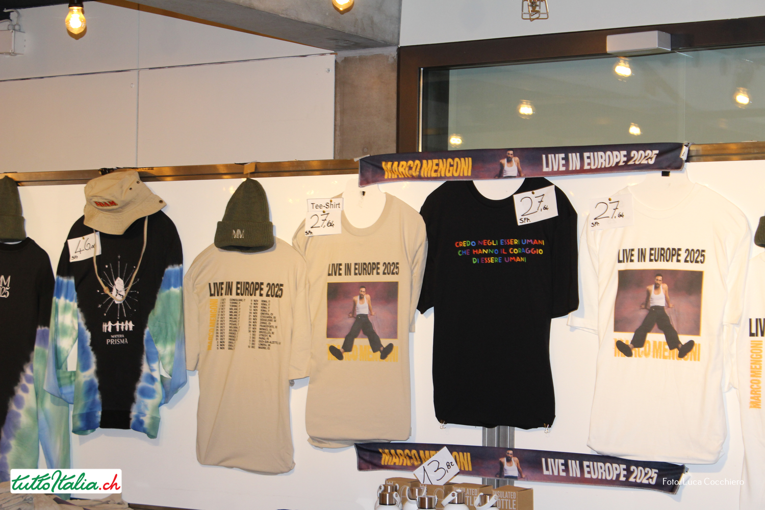 Marco Mengoni concerto Zurigo Hallenstadion 24.11.2025