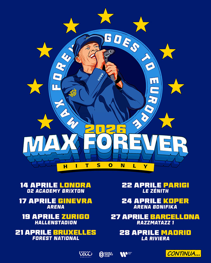 Max Pezzali Forever tour 2026 Svizzera Zurigo Ginevra