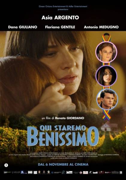 "Qui Staremo Benissimo" al cinema con Asia Argento e Antonio Medugno