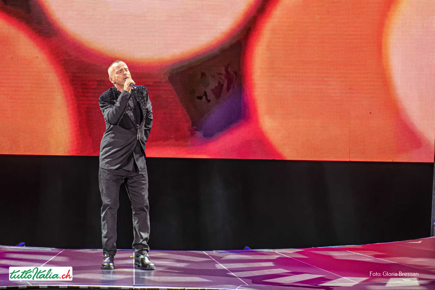 Eros Ramazzotti concerto Zurigo Hallenstadion 16.03.2026