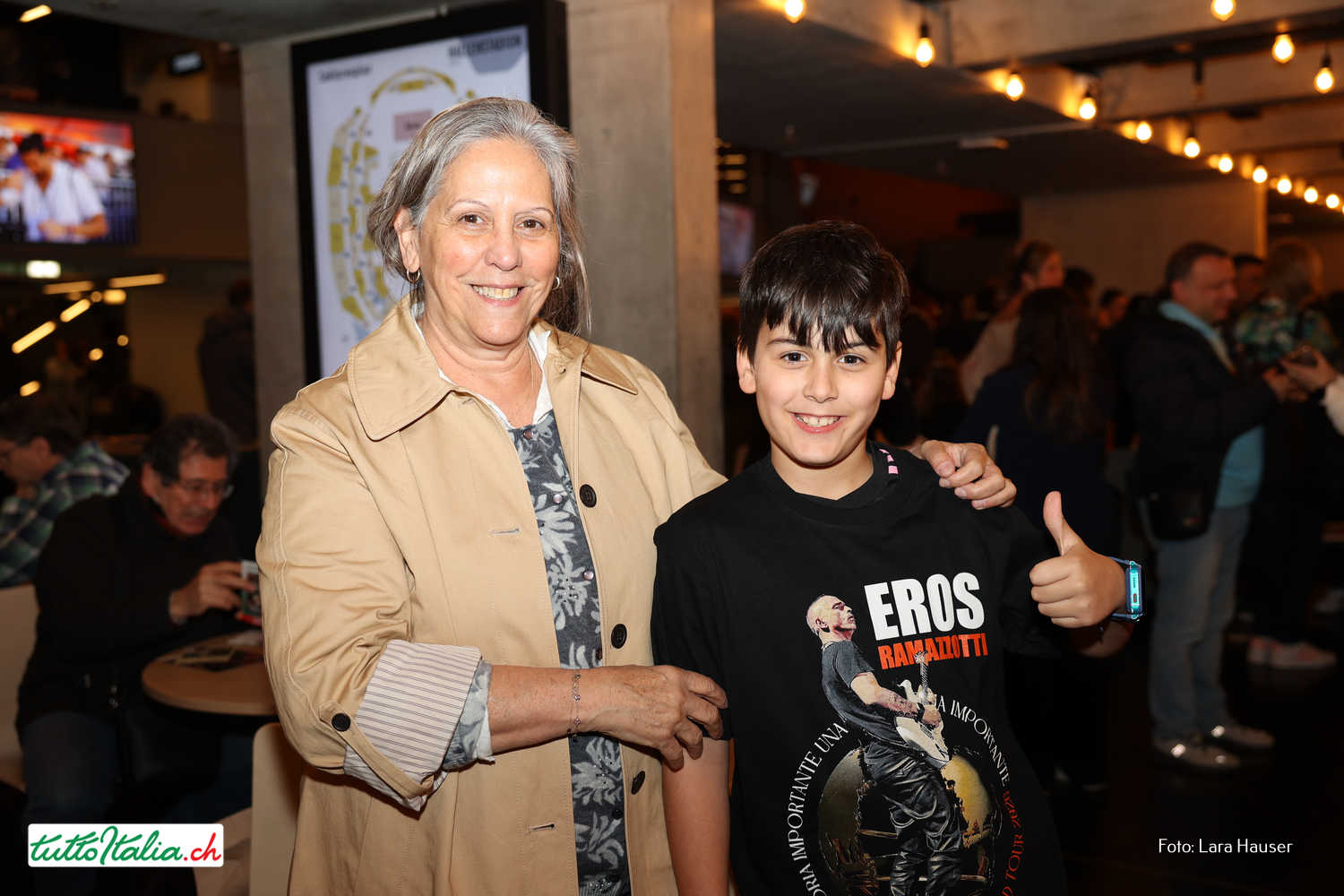 Eros Ramazzotti concerto Zurigo Hallenstadion 16.03.2026