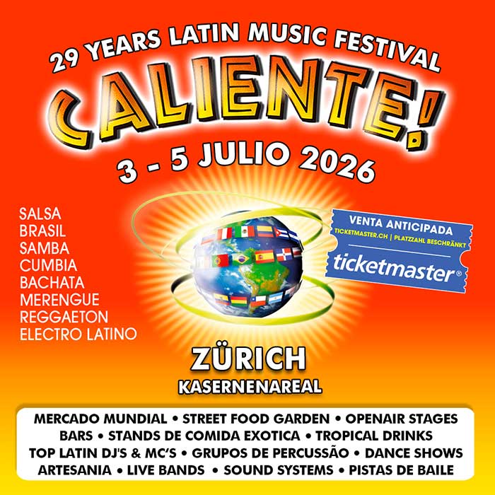 Dal 3 al 5 luglio 2026 - Kasernenareal Zurigo