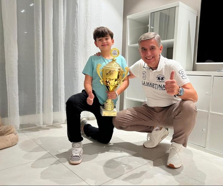 Romeo Epifanio e il nonno Franco Epifanio