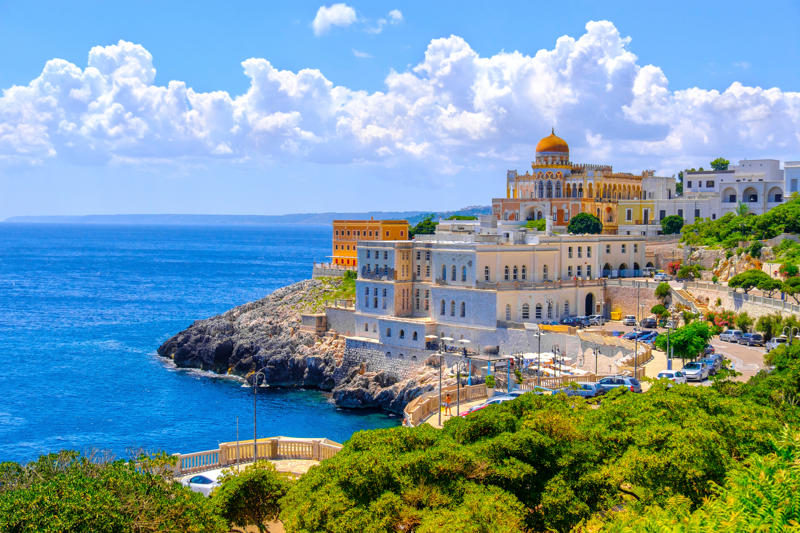 Das Meer und die Felskueste des Salento
