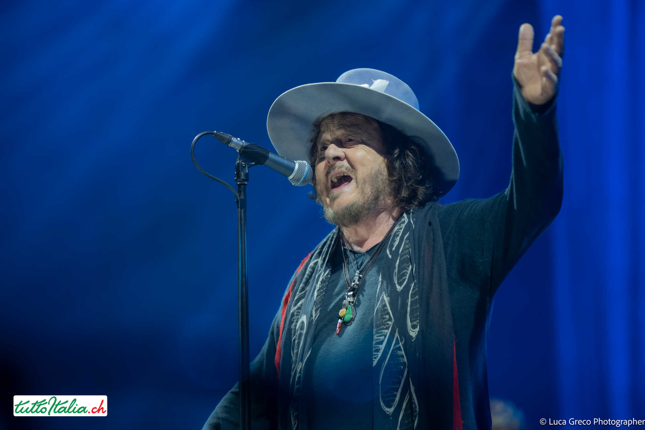 Zucchero concert Zurich 17.06.2026 Hallenstadion Tuttoitalia media partner