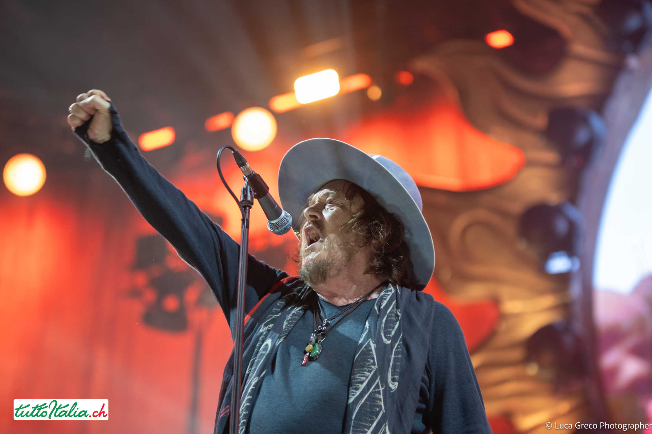 Zucchero concert Zurich 17.06.2026 Hallenstadion Tuttoitalia media partner