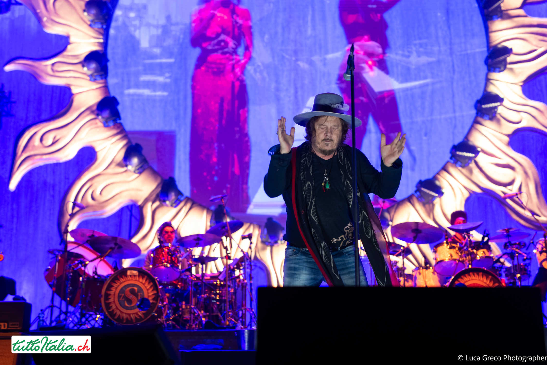 Zucchero concert Zurich 17.06.2026 Hallenstadion Tuttoitalia media partner