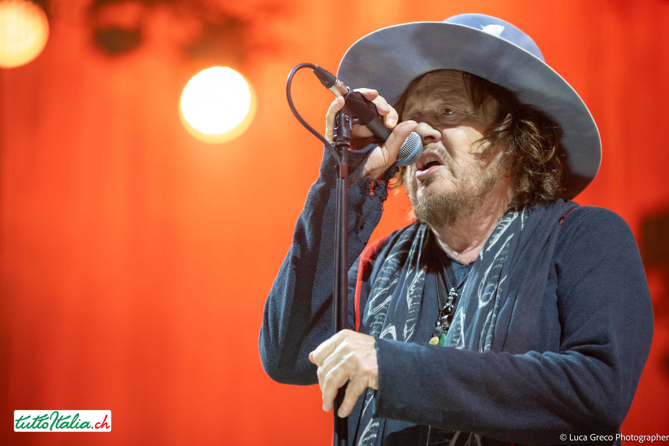 Zucchero concert Zurich 17.06.2026 Hallenstadion Tuttoitalia media partner