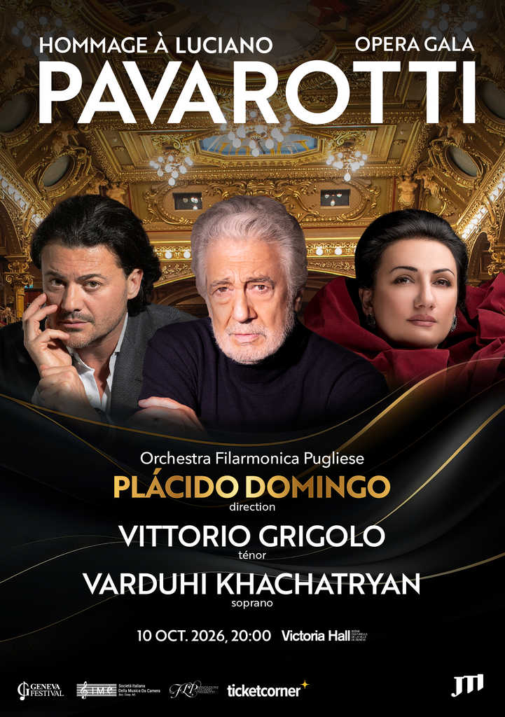 Genf ehrt Pavarotti: Operngala mit Plácido Domingo und Vittorio Grigolo