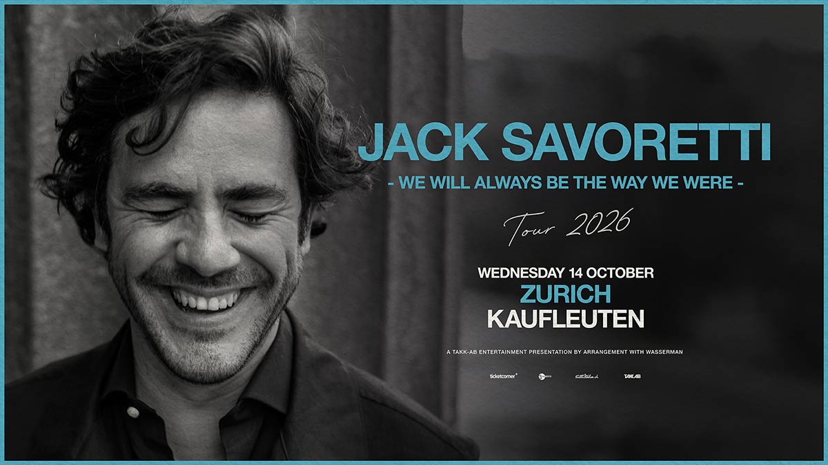 Jack Savoretti kehrt nach Zürich zurück für das einzige Schweizer Konzert der Tour 2026