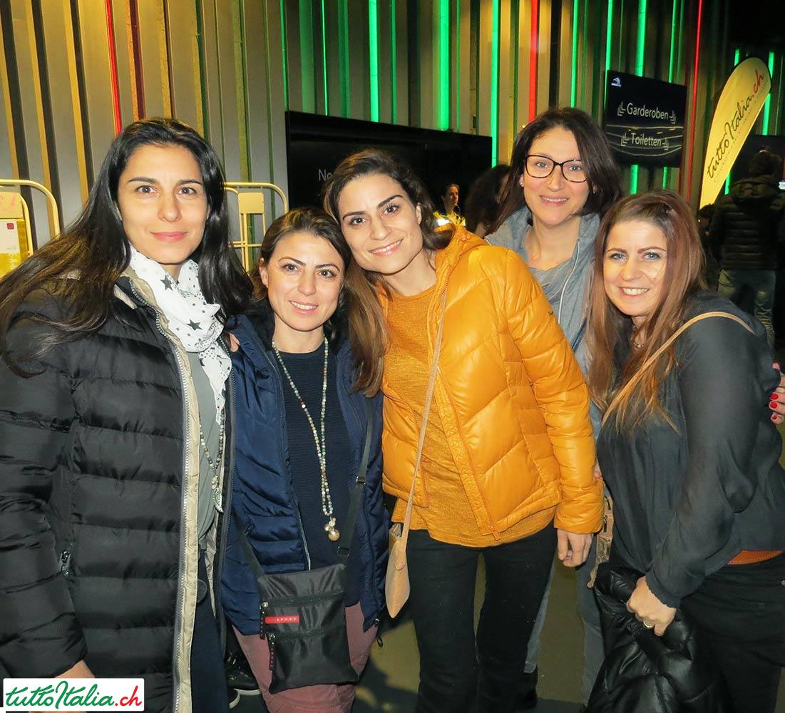 Il pubblico di Marco Mengoni alla Samsung Hall di Zurigo, 13 dicembre 2019