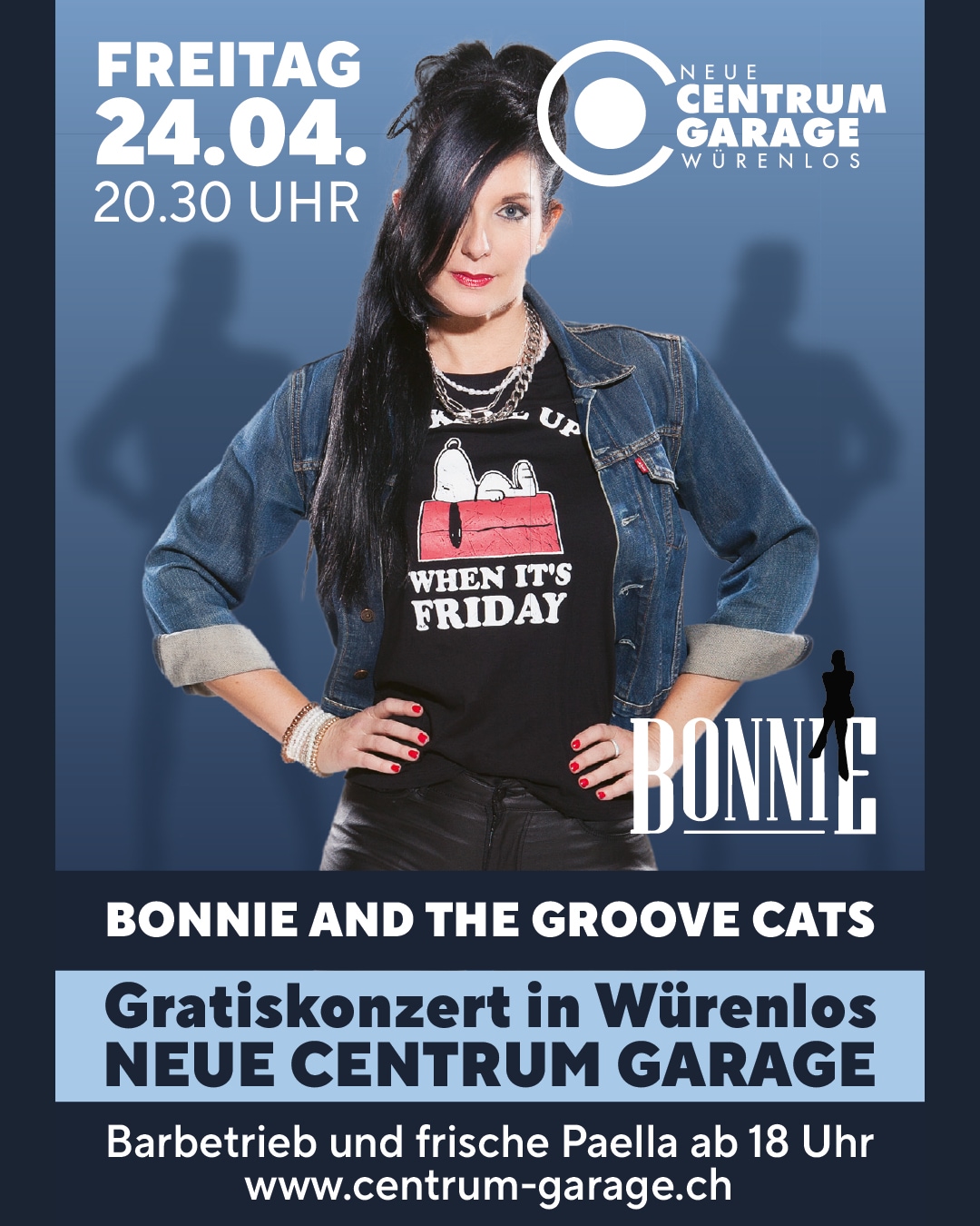 BONNIE and the groove Cats Neue Centrum Garage AG Würenlos