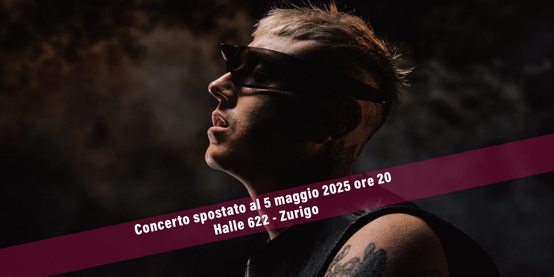 Lazza's Zurich date rescheduled. Concert postponed to 5 May 2025